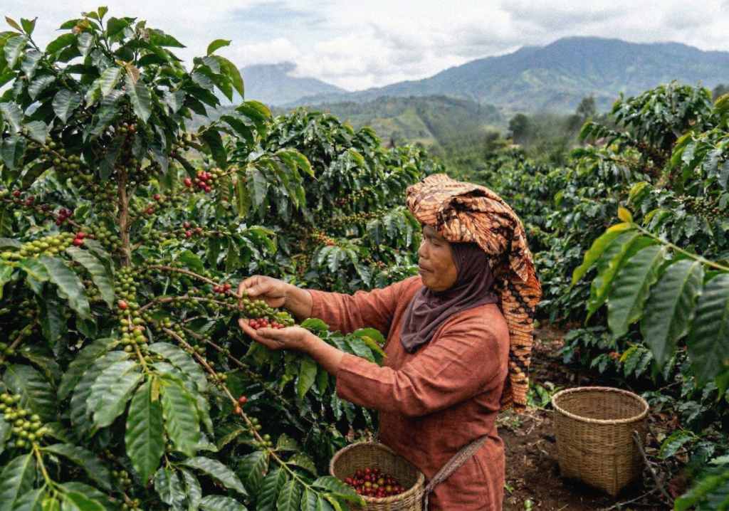 coffee farmers in Karo
